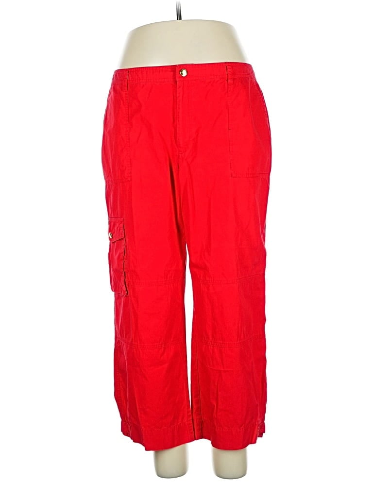 Pre-owned Polo Ralph Lauren Cargo Pants In Red
