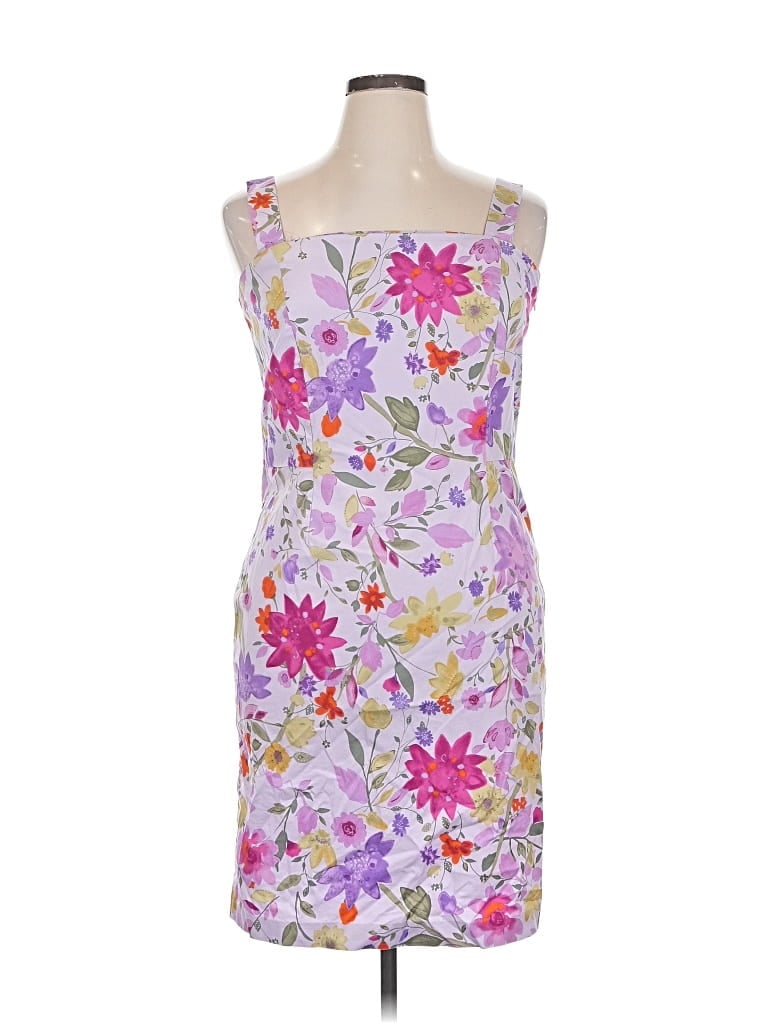 Pre-owned Sigrid Olsen Sport Cocktail Dress In Purple