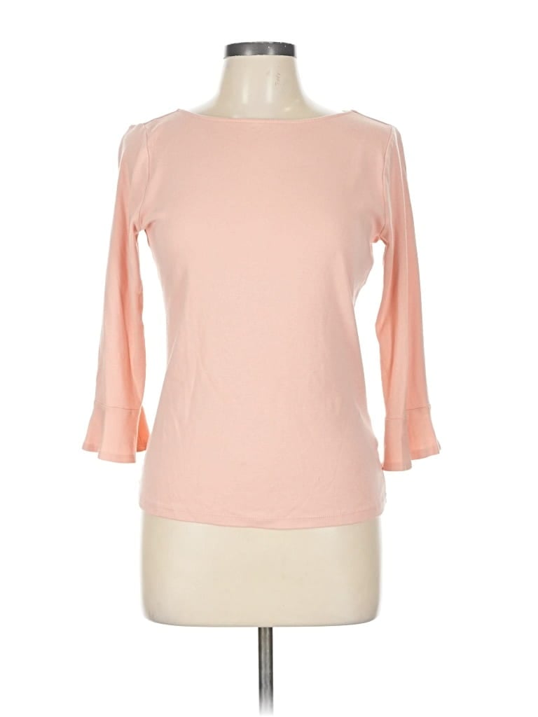 Pre-owned Polo Ralph Lauren Long Sleeve Blouse In Orange