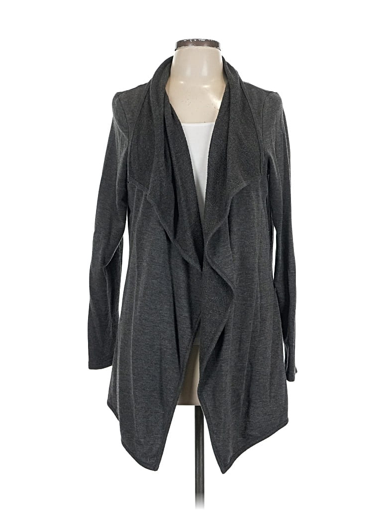 Pre-owned Danskin Cardigan Sweater In Gray