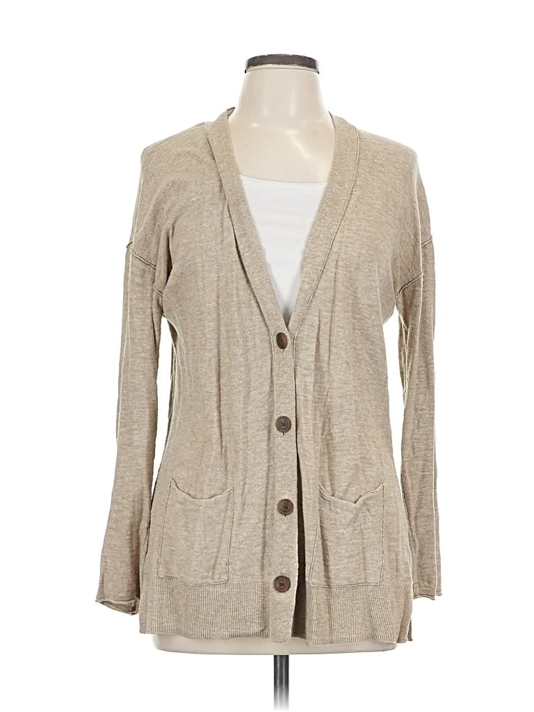 Pre-owned Eddie Bauer Cardigan Sweater In Brown