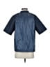 Nike 100% Polyester Blue Short Sleeve Blouse Size M - photo 2