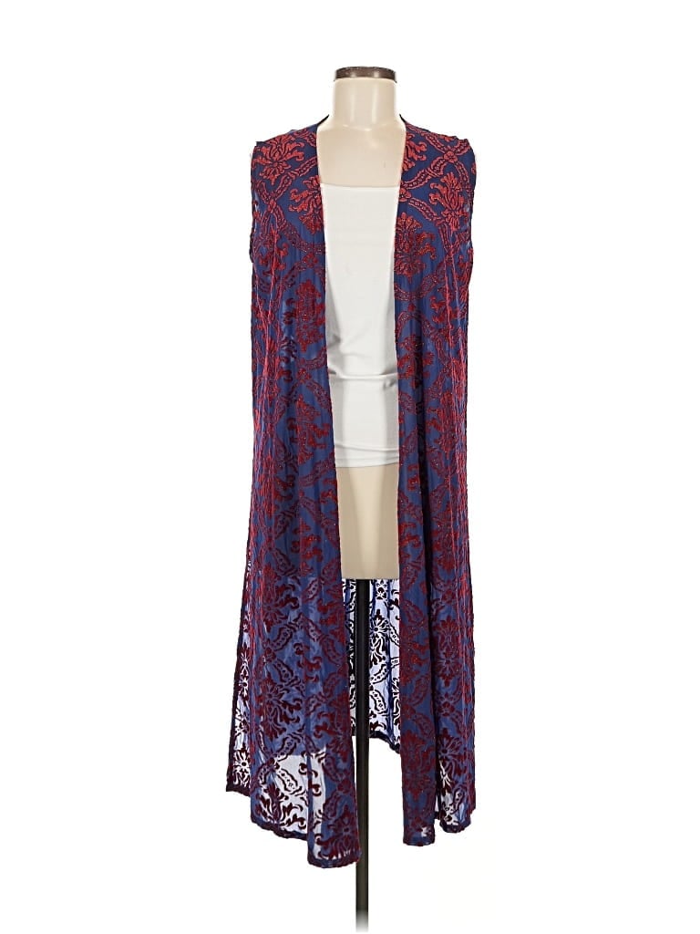 Pre-owned Lularoe Kimono In Purple