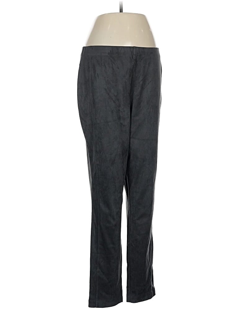Pre-owned Isaac Mizrahi Live Track Pants In Gray
