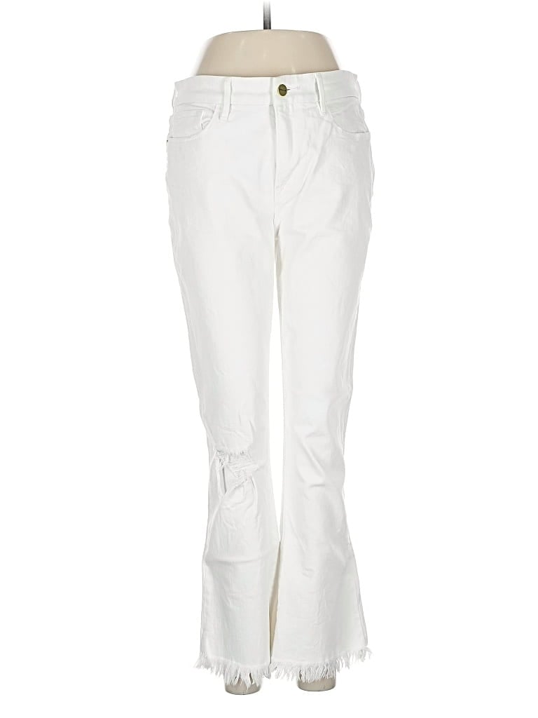 Pre-owned Frame Jeans In White