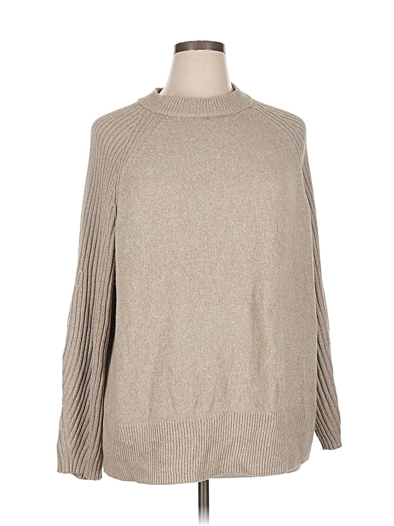 Pre-owned Ava & Viv Turtleneck Sweater In Brown