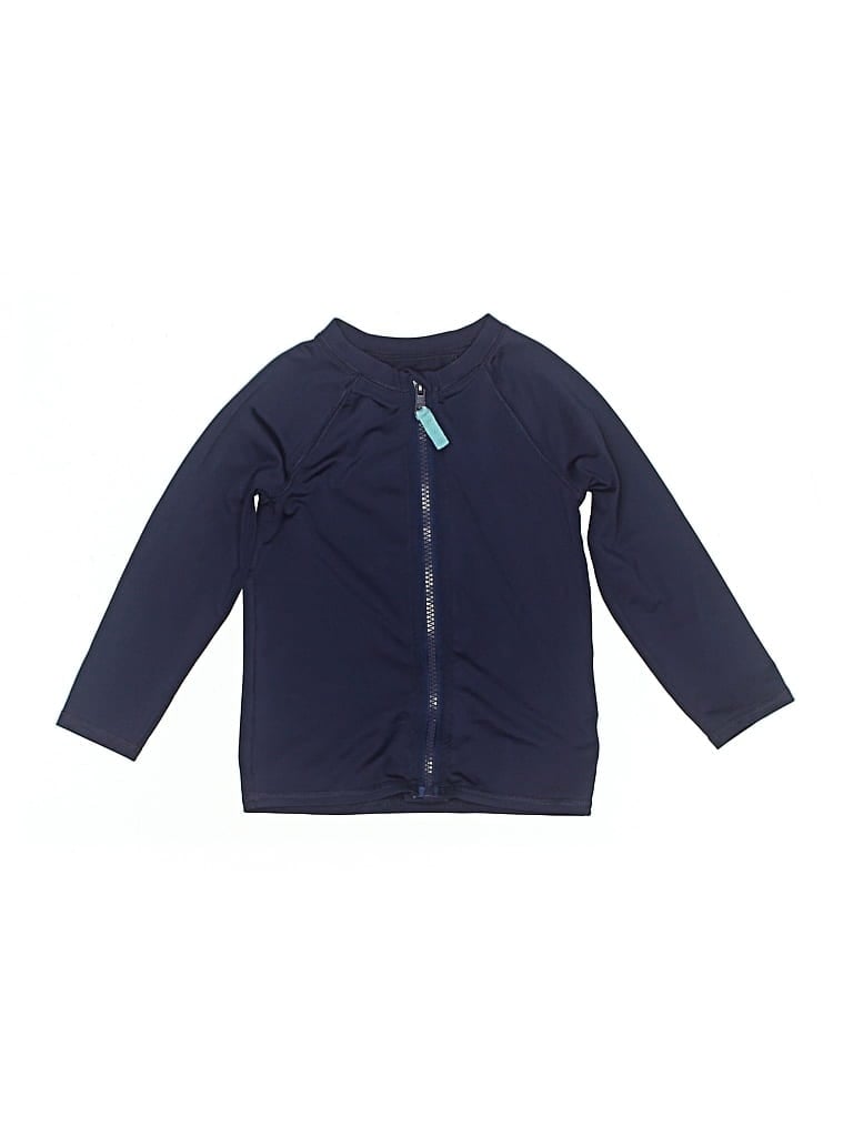 Pre-owned Cat & Jack Kids' Cardigan Sweater In Blue