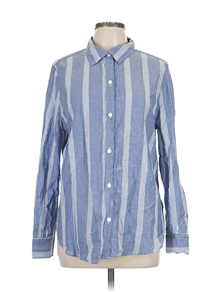 Lola River Long Sleeve Button Down Shirt In Multi