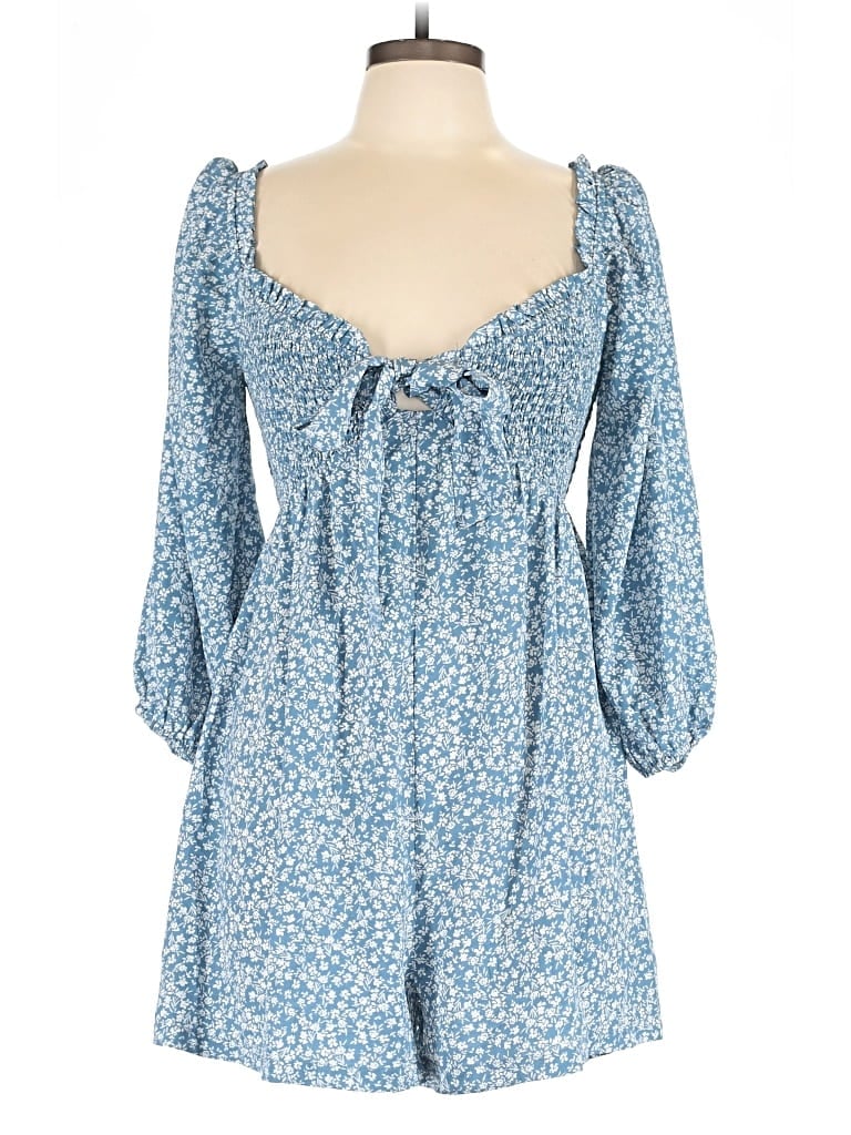 Pre-owned Lush Romper In Blue