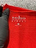 Soho Solid Red Jumpsuit Size XL - photo 4