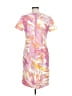 Sunny Leigh Print Pink Casual Dress Size 8 - photo 2