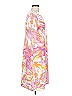 Sunny Leigh Print Pink Casual Dress Size 8 - photo 4