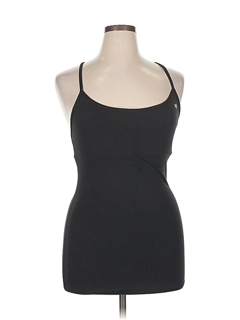 Pre-owned Assorted Brands Tank Top Black Halter Neckline Tops