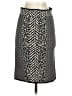 BCBGMAXAZRIA Chevron-herringbone Silver Formal Skirt Size S - photo 2