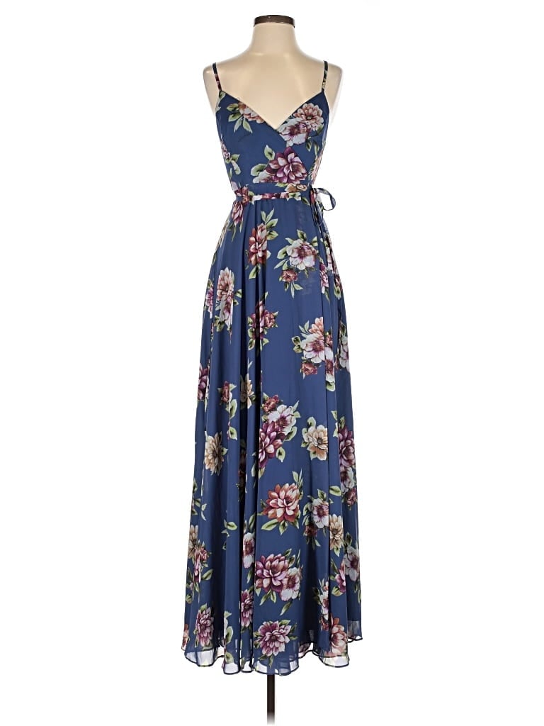 Pre-owned Lulus Casual Dress In Blue