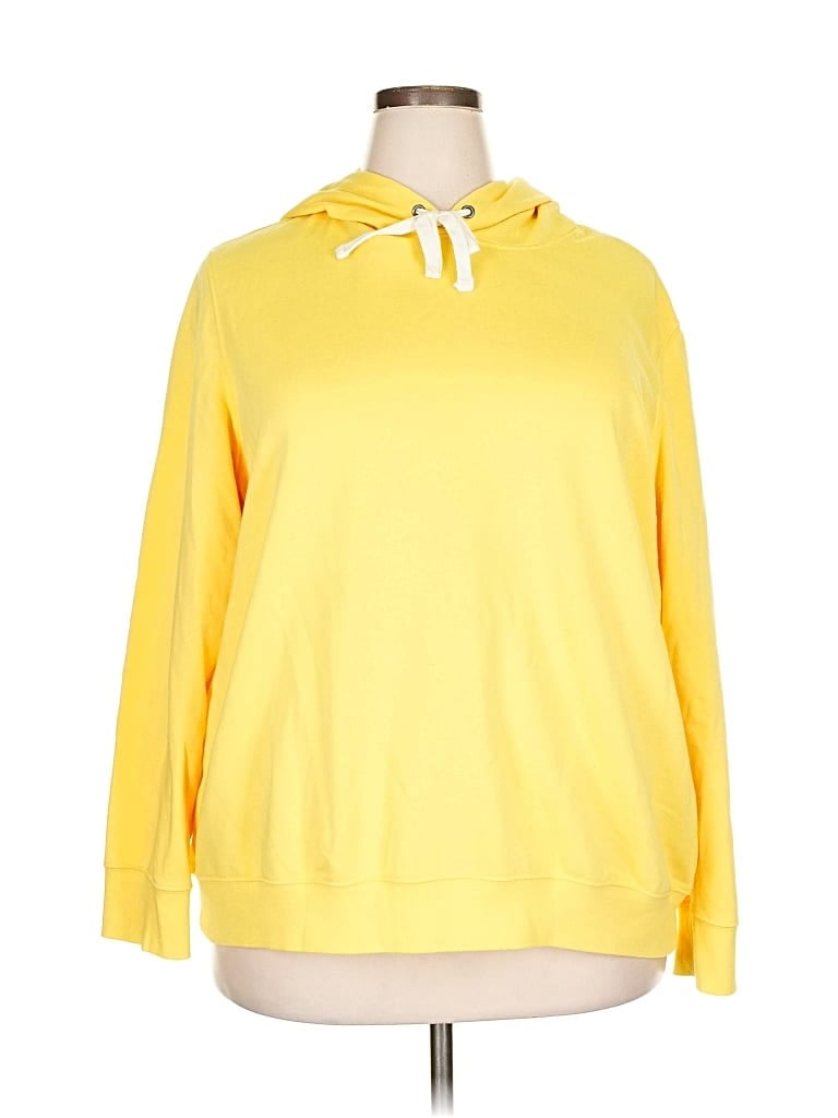 Pre-owned Old Navy Pullover Hoodie In Yellow