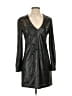 WAYF 100% Polyester Metallic Silver Cocktail Dress Size XS - photo 1