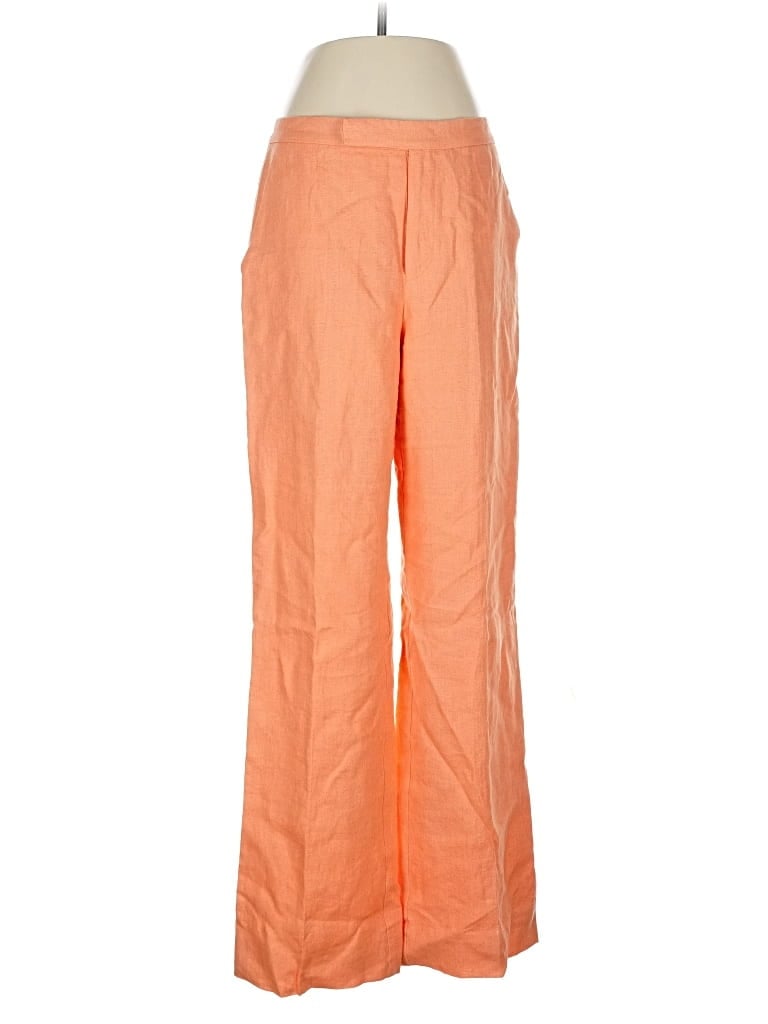Pre-owned Polo Ralph Lauren Linen Pants In Orange