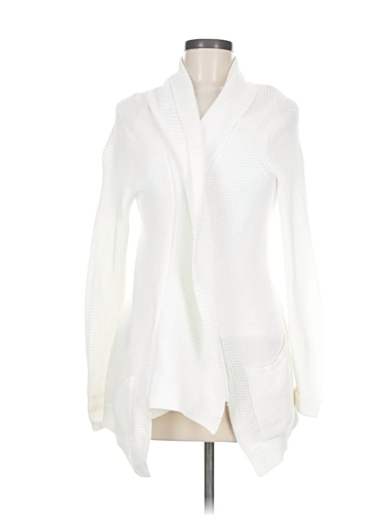 Pre-owned Express Long Sleeve Blouse In White