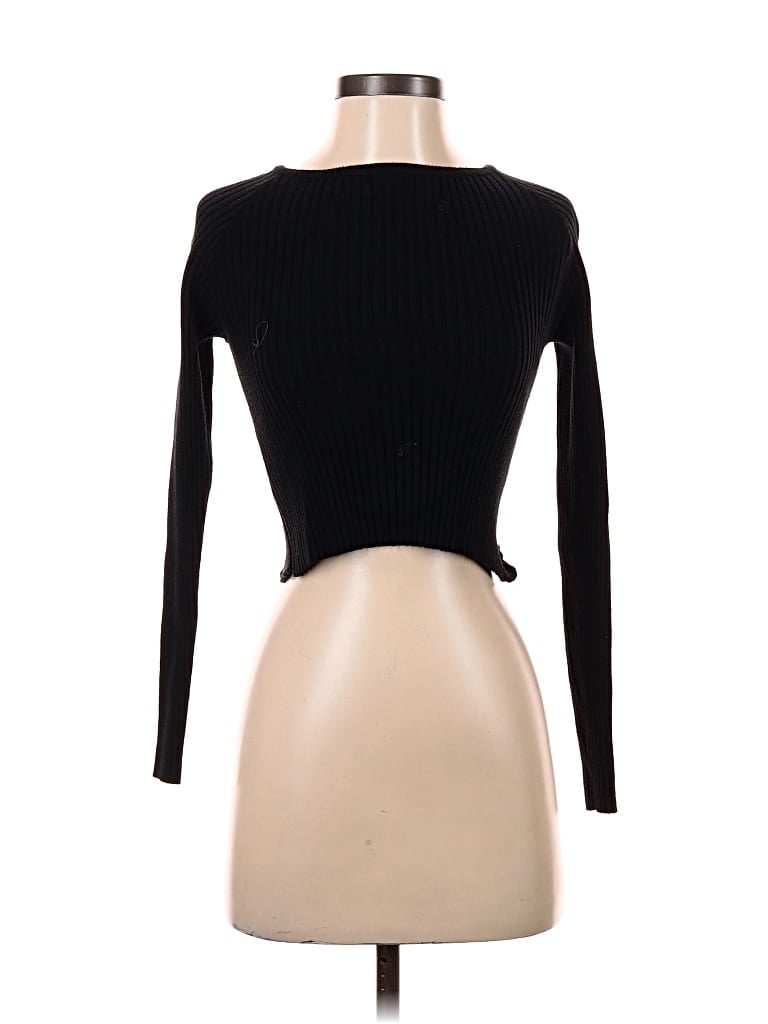 Pre-owned Unbranded Cardigan Sweater In Black