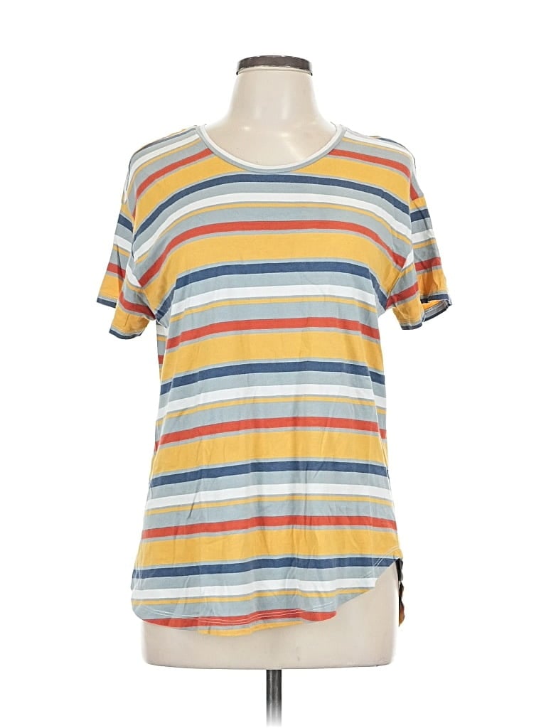 Pre-owned For The Republic Short Sleeve T-shirt In Yellow