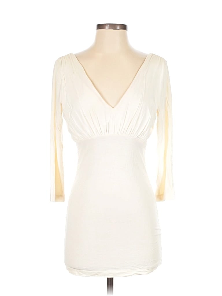 Pre-owned Cabi Cocktail Dress In White