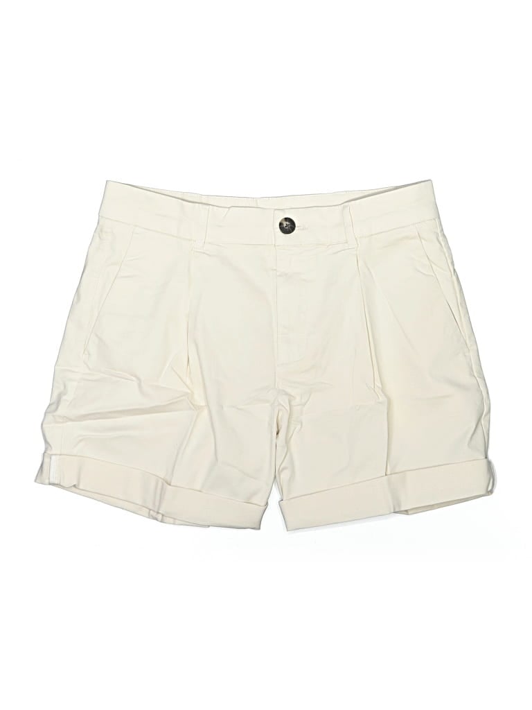 Pre-owned Everlane Khaki Shorts In White