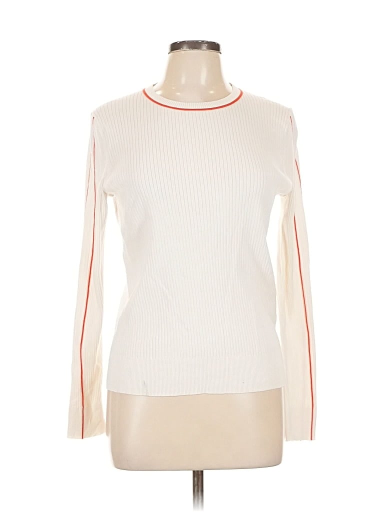 Pre-owned Banana Republic Pullover Sweater In White