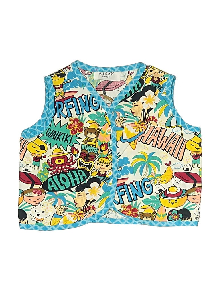 Pre-owned Assorted Brands Kids' Sleeveless Top Blue Tops