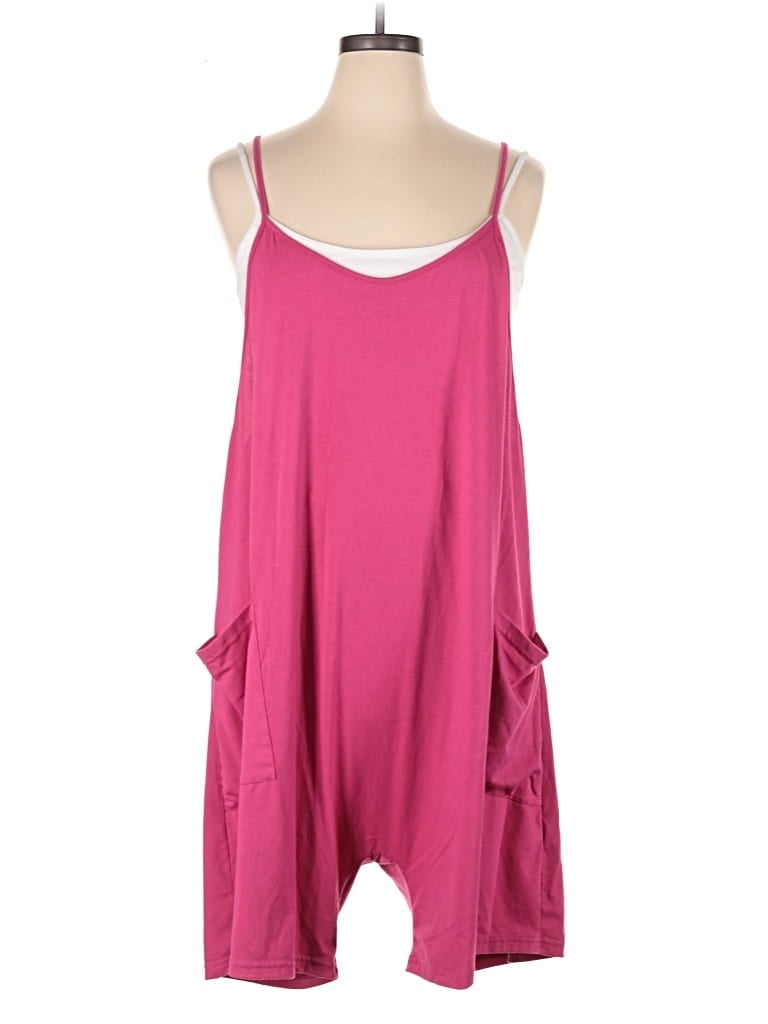 Pre-owned Fantaslook Romper In Pink