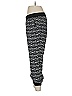 Sabine 100% Polyester Chevron-herringbone Black Casual Pants Size S - photo 5