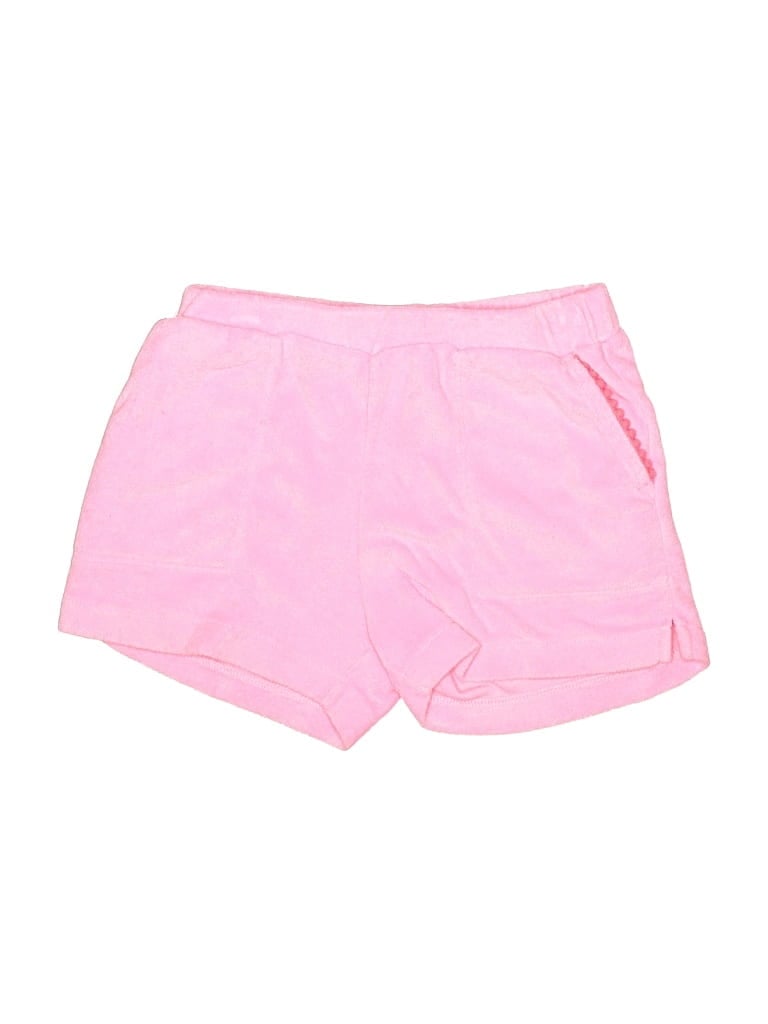 Pre-owned Crewcuts Kids' Athletic Shorts In Pink