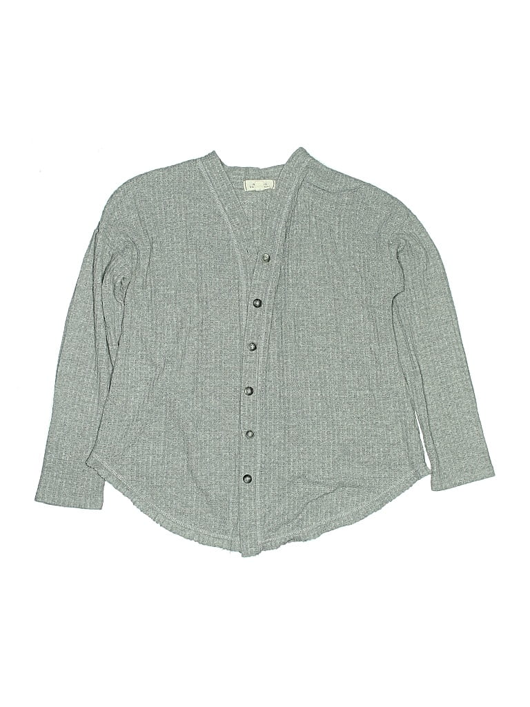 Pre-owned Walking On Sunshine Kids' Cardigan Sweater In Gray