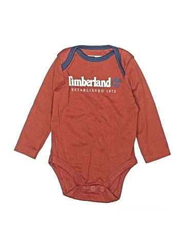 Timberland Long Sleeve Onesie (view 1)