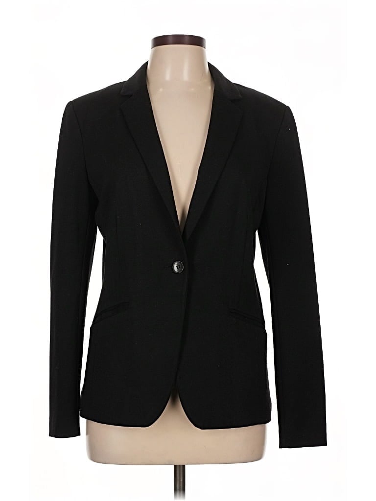 Pre-owned H&m Blazer Jacket In Black