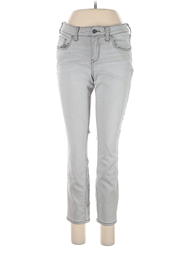 Pre-owned Pilcro And The Letterpress Jeans In Gray