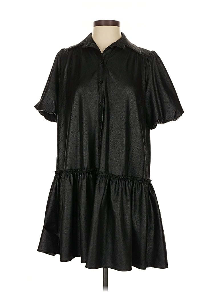 Pre-owned Drew Casual Dress In Black