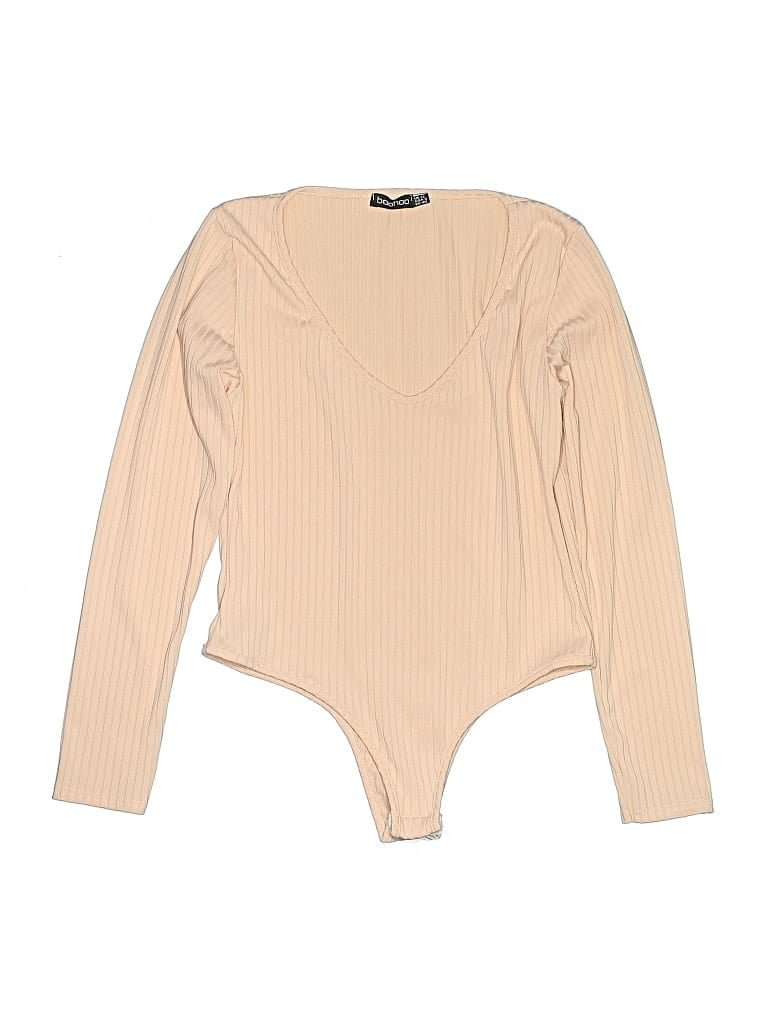 Pre-owned Boohoo Bodysuit In Brown