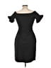 Gianni Bini Solid Black Cocktail Dress Size L - photo 2