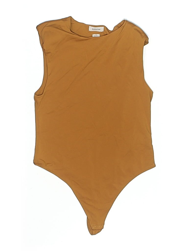 Pre-owned Babaton Bodysuit In Brown
