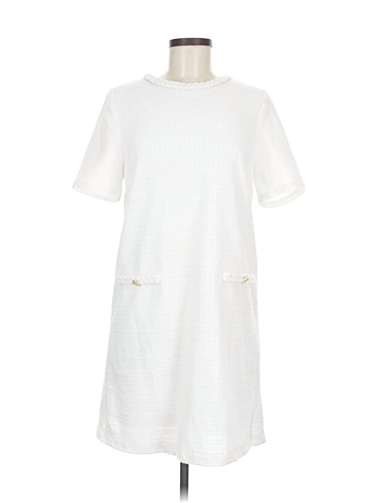 Pre-owned Rachel Zoe Tjx Casual Dress In White