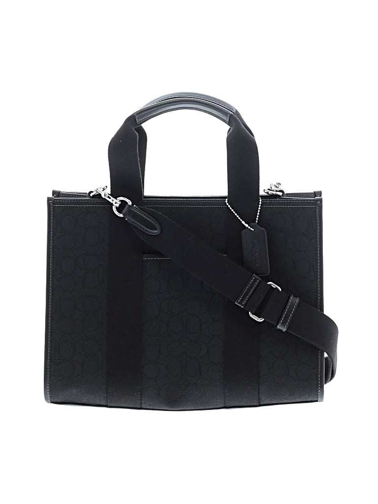 Coach Factory Satchel In Black