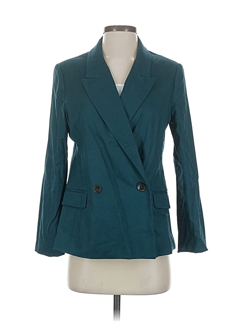 Pre-owned Banana Republic Factory Store Blazer Jacket In Blue