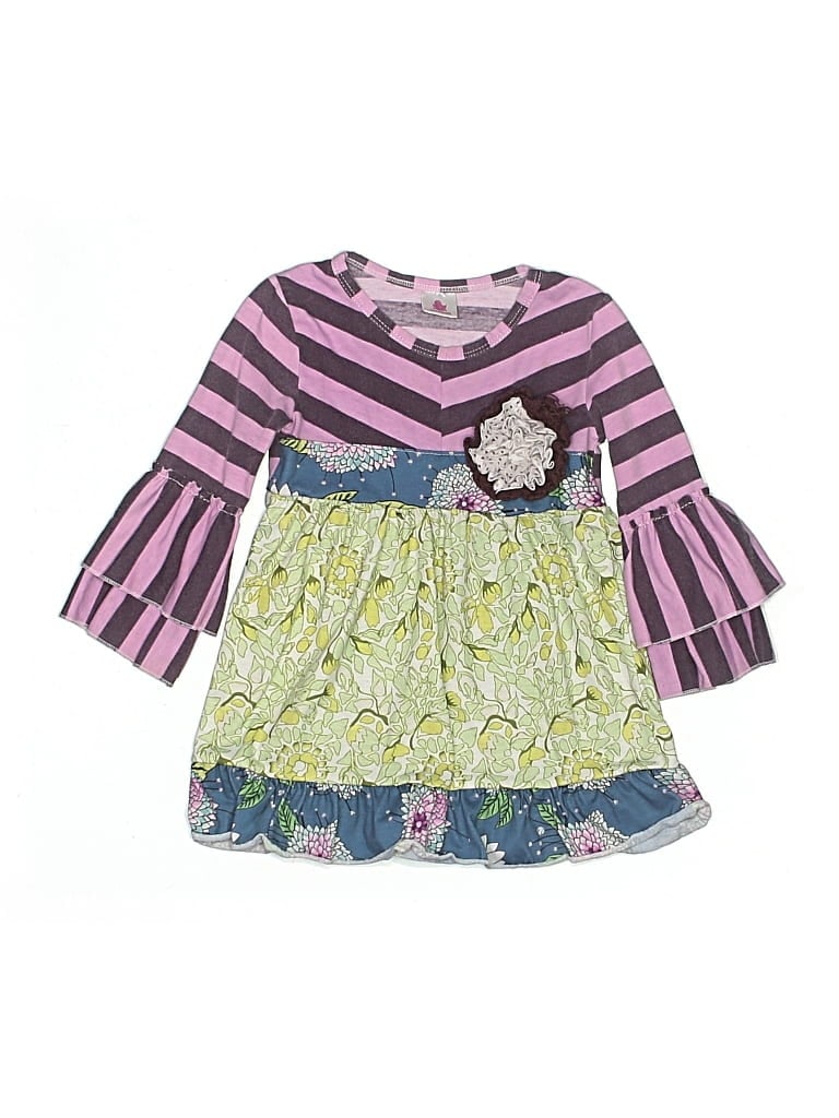 Pre-owned Assorted Brands Kids' Dress In Green