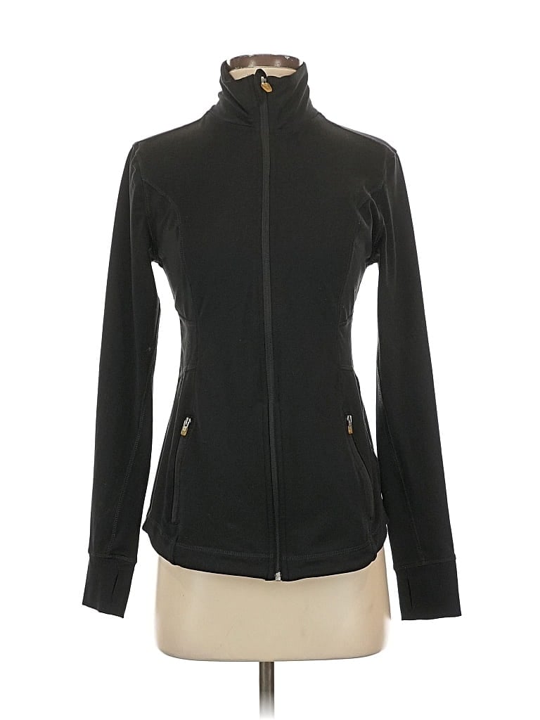 Pre-owned Active By Old Navy Track Jacket In Black