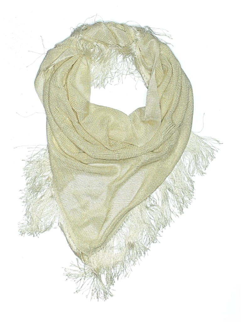 Pre-owned Bloomingdale's Scarf In White