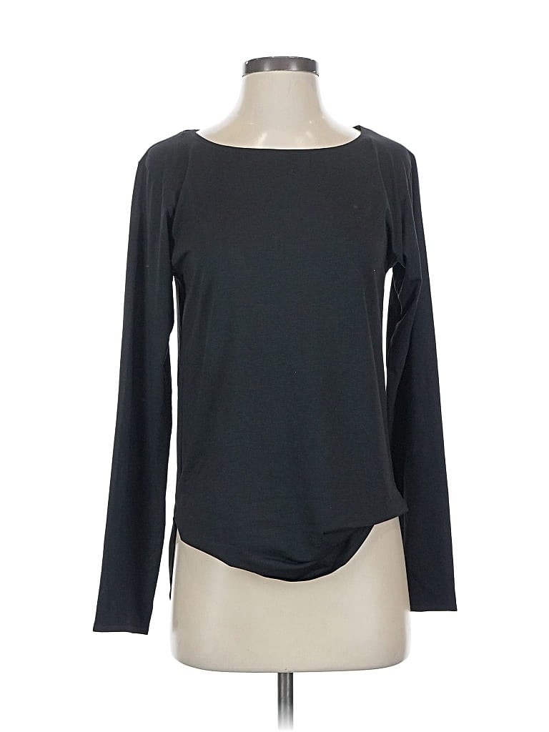 Pre-owned Uniqlo Long Sleeve T-shirt In Gray