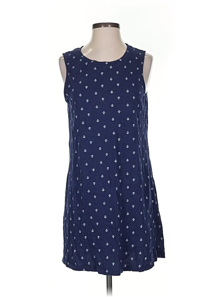 Pre-owned Nautica Casual Dress In Blue