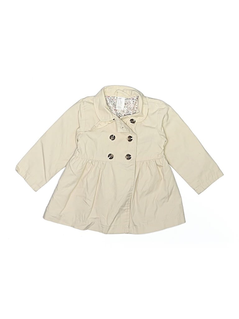 Pre-owned H&m Kids' Trenchcoat In Brown