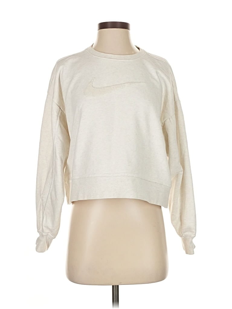Pre-owned Nike Sweatshirt In White